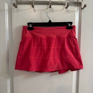 Lululemon Pace Rival Mid-Rise Skirt Lip Gloss Pink